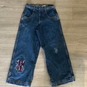 JNCO Original Rollin’ Dark Stone Jeans, 30Wx32L